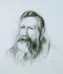 Porträt von Rodin